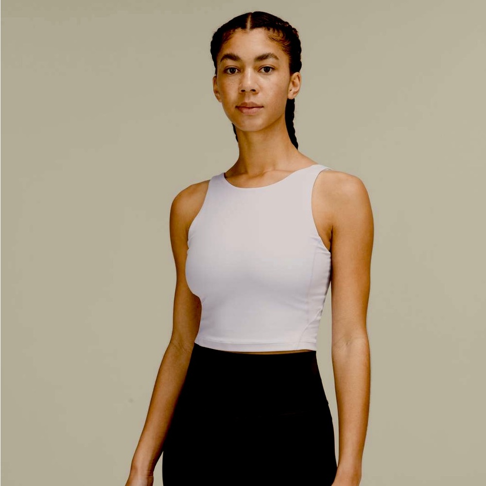 Lululemon Align High Neck Tank SIZE MEDIUM (8) COLOR PASTEL BLUE
